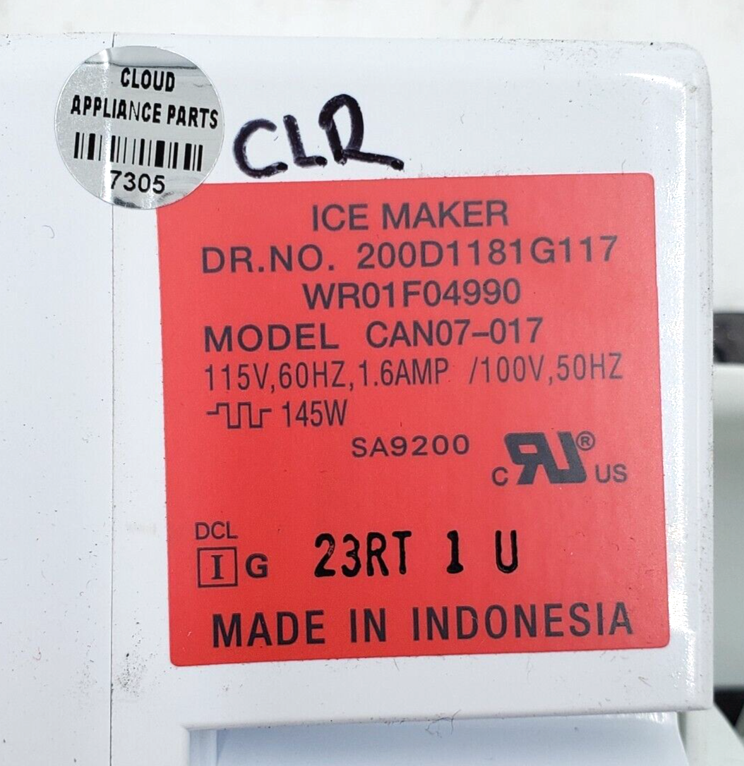 New GE Refrigerator Icemaker 200D1181G117 *Same Day Shipping & 60 Days Warranty*