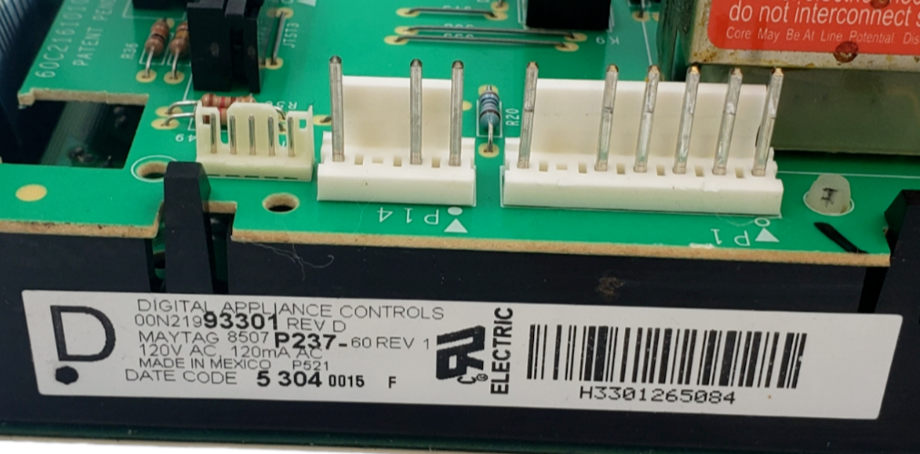 Genuine Maytag Range Control Board 8507P237-60 Same Day Ship & 60 Days Warranty*