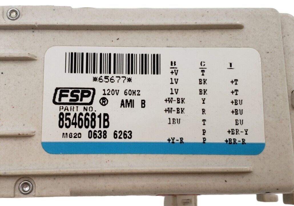 Genuine Whirlpool Washer Timer Assembly 8546681 Same Day Ship & 60 Days Warranty