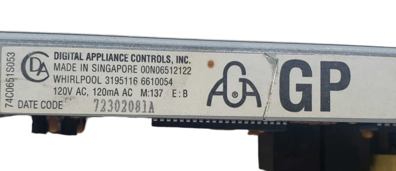 Genuine Whirlpool Oven Control Board 3195116 Same Day Ship & **60 Days Warranty*