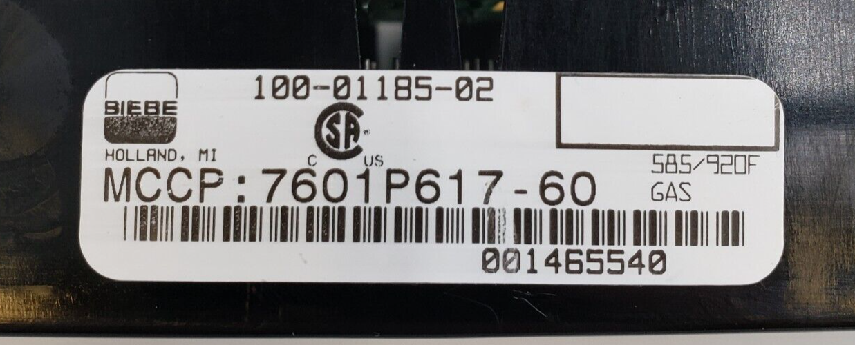 Genuine Whirlpool Range Control 7601P617-60 Same Day Shipping & 60 Days Warranty