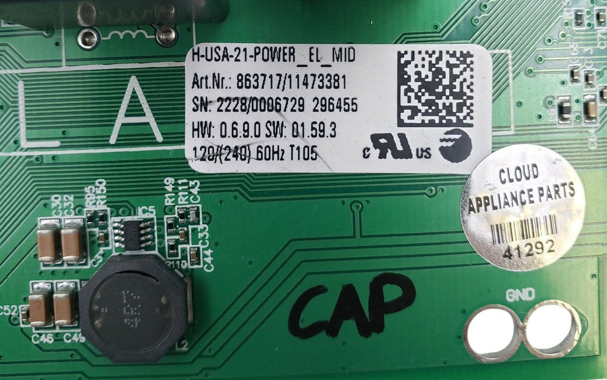 Hisense New Range Control Board 11473381 *Same Day Shipping & 60 Days Warranty**