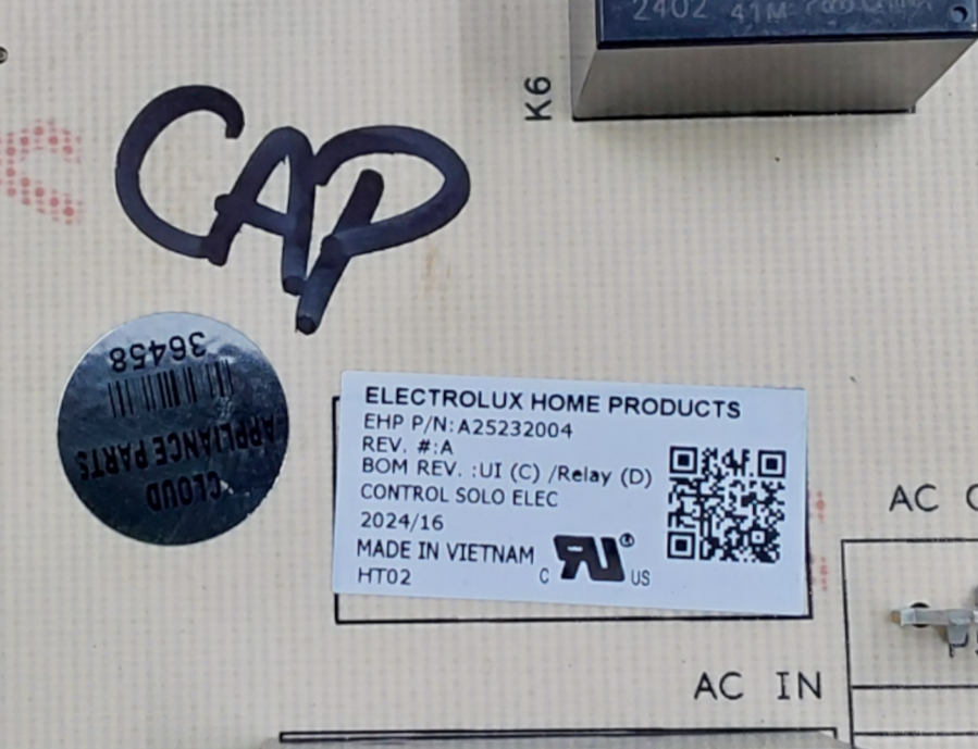 New Frigidaire Range Control Board A25232004 Same Day Shipping &60 Days Warranty