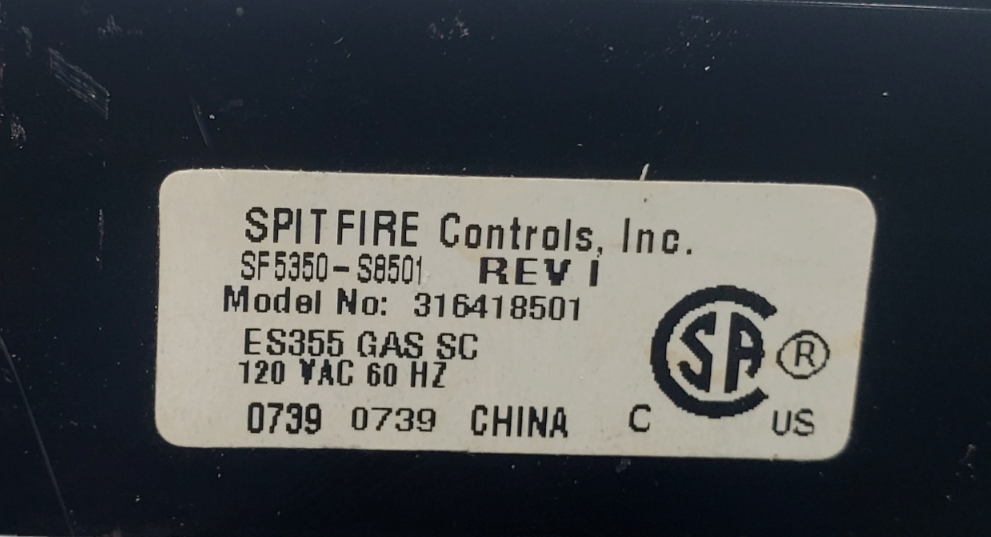 Genuine Frigidaire Range Control 316418501 Same Day Shipping & 60 Days Warranty*