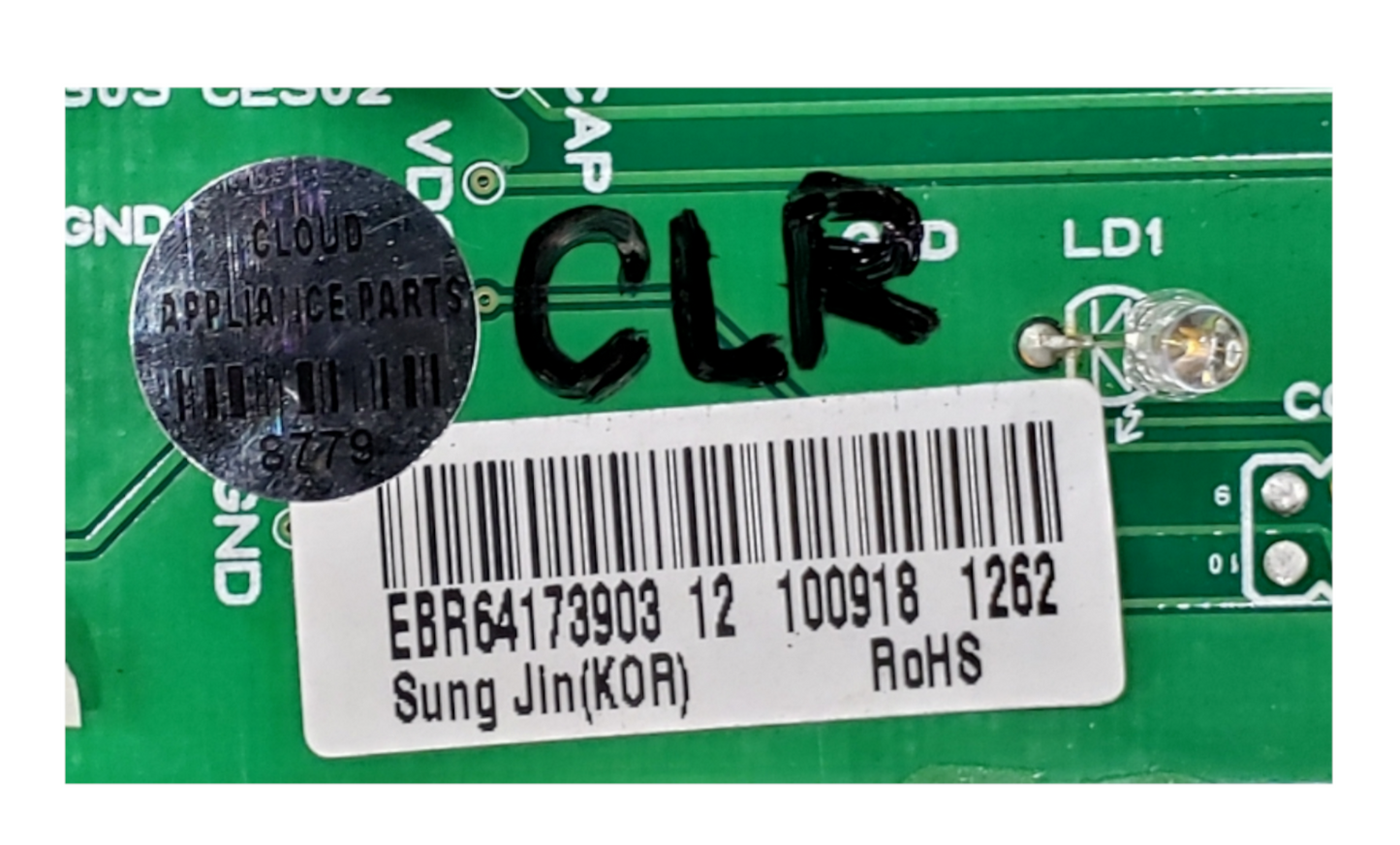 Genuine LG Refrigerator Control EBR64173903 Same Day Shipping & 60 Days Warranty