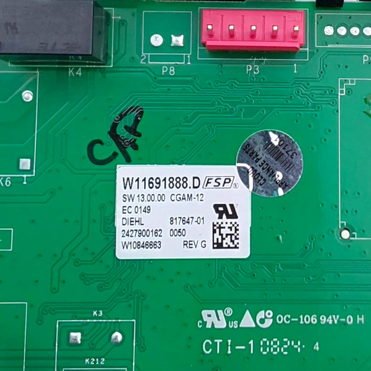 Whirlpool New Oven Control Board W11691888 Same Day Shipping & 60 Days Warranty*