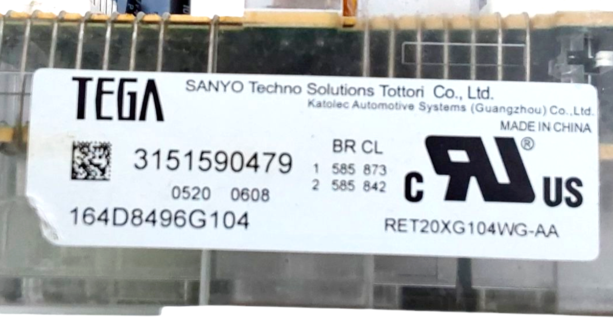 Genuine GE Range Control Board 164D8496G104 Same Day Shipping & 60 Days Warranty