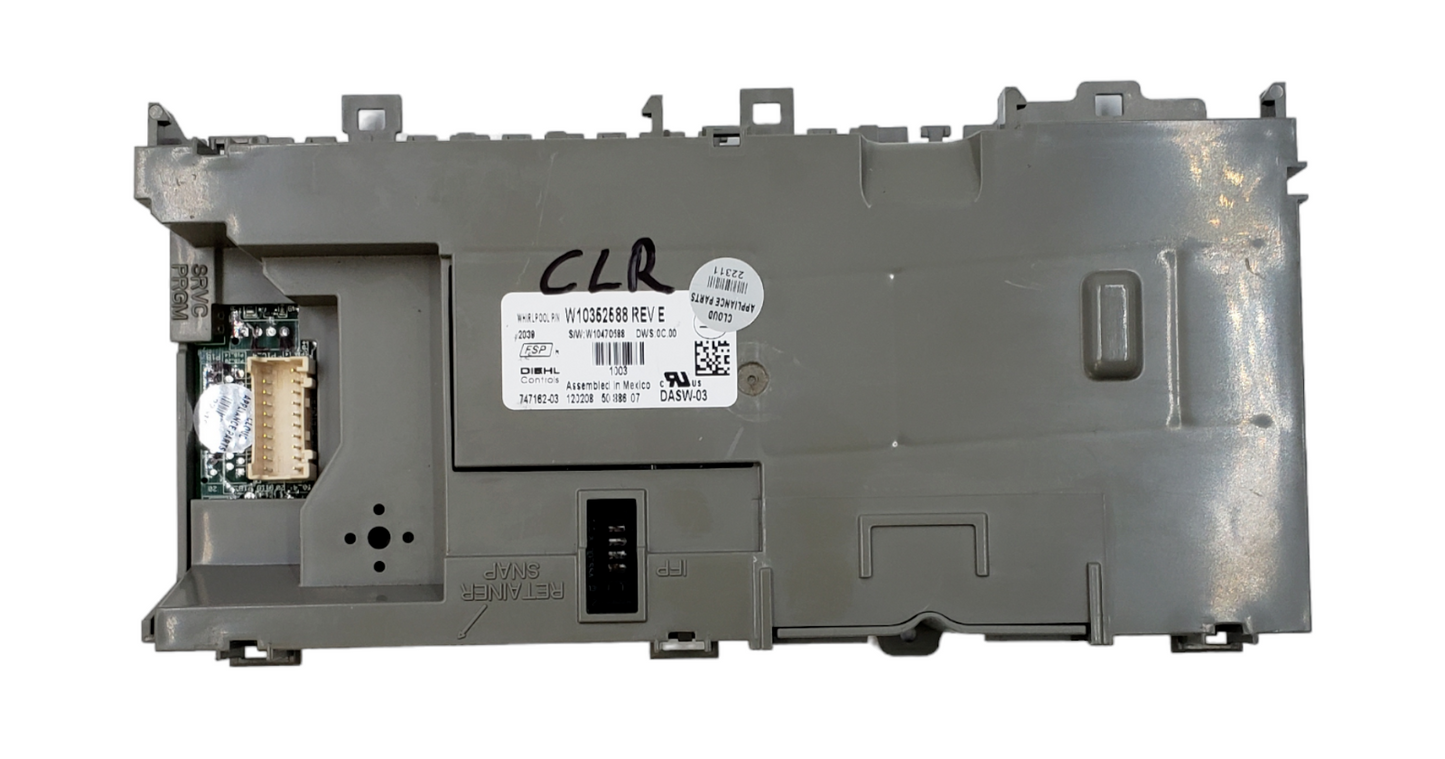 Genuine Whirlpool Dishwasher C. Board W10352588 Same Day Ship & 60 Days Warranty