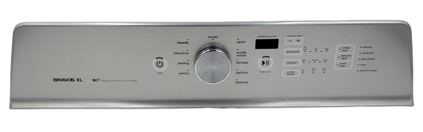 Genuine Whirlpool Dryer Control Panel W10872843 Same Day Ship & 60 Days Warranty