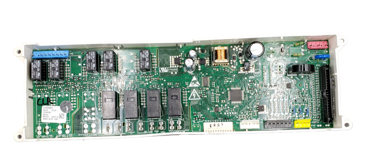 Genuine Whirlpool Range Control Board W10293892 Same Day Ship & 60 Days Warranty