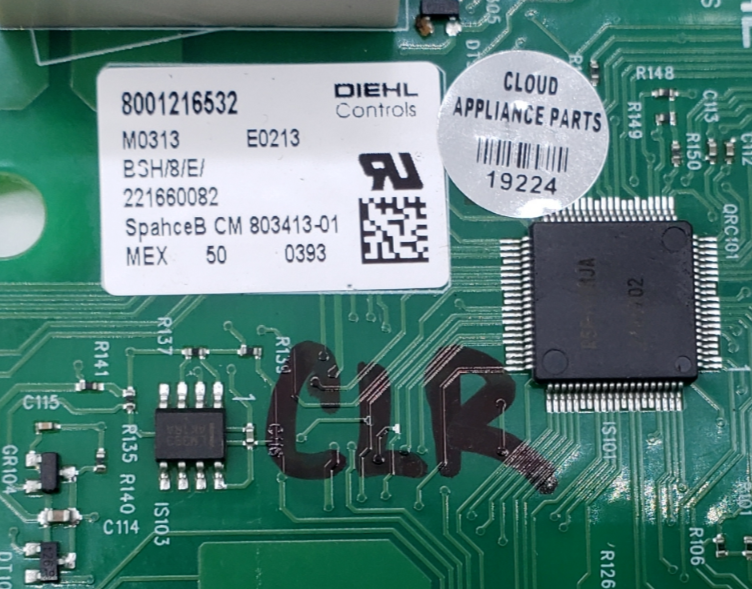 Genuine Thermador Oven Control Board 8001216532 Same Day Ship & 60 Days Warranty