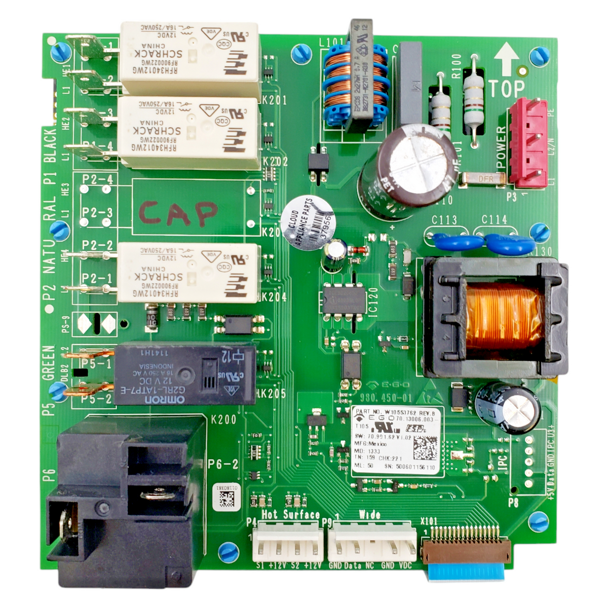 Genuine Whirlpool Oven Control Board W10553762 Same Day Ship & 60 Days Warranty*