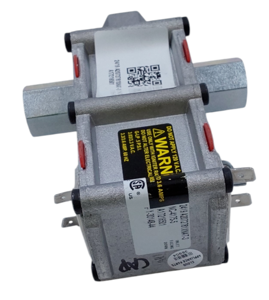 New OEM Frigidaire Range Gas Valve A17216501 Same Day Shipping &60 Days Warranty