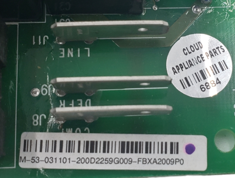 OEM GE Refrigerator Control Board 200D2259G009 Same Day Ship & *60 Days Warranty