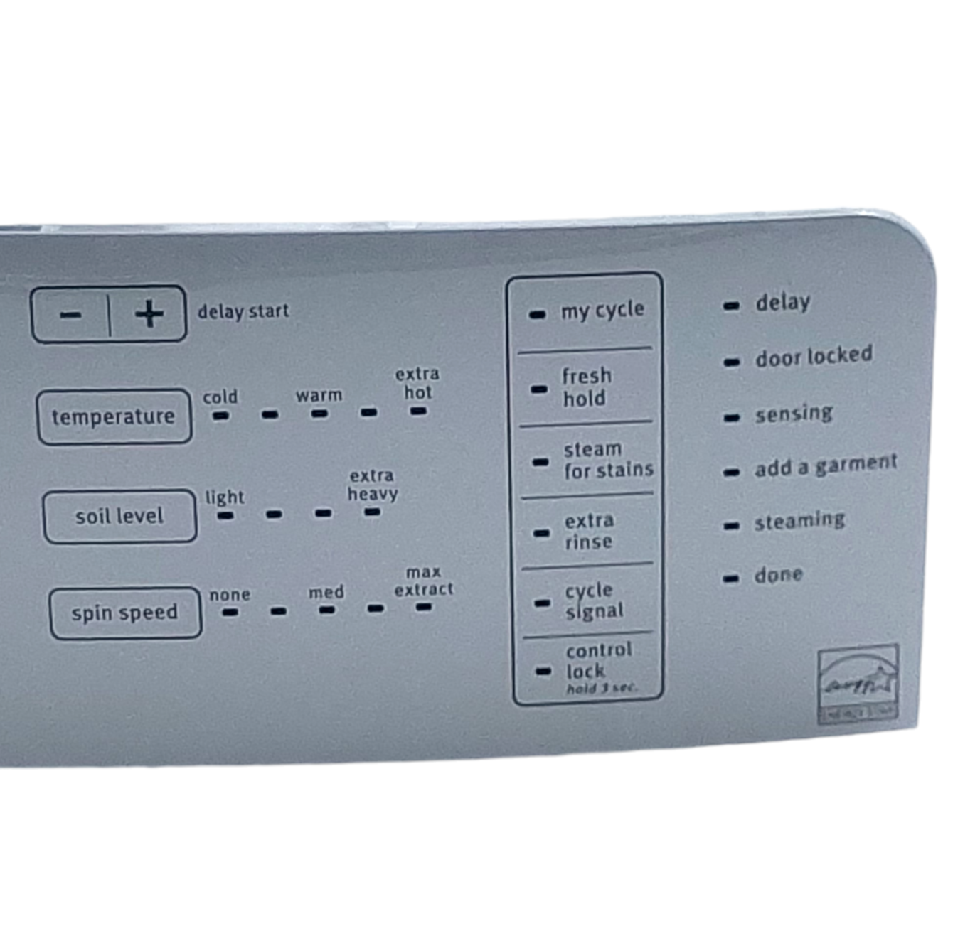 OEM Whirlpool Washer Control Panel W10825105  *Same Day Ship & 60 Days Warranty*