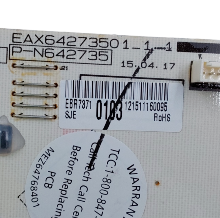 Genuine LG Range Control Board EBR73710103 Same Day Shipping & 60 Days Warranty*