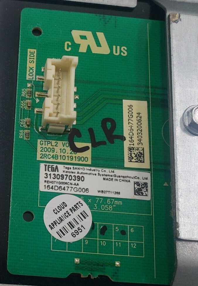 Genuine GE Control Panel ASM 164D6477G006  Same Day Shipping & *60 Days Warranty