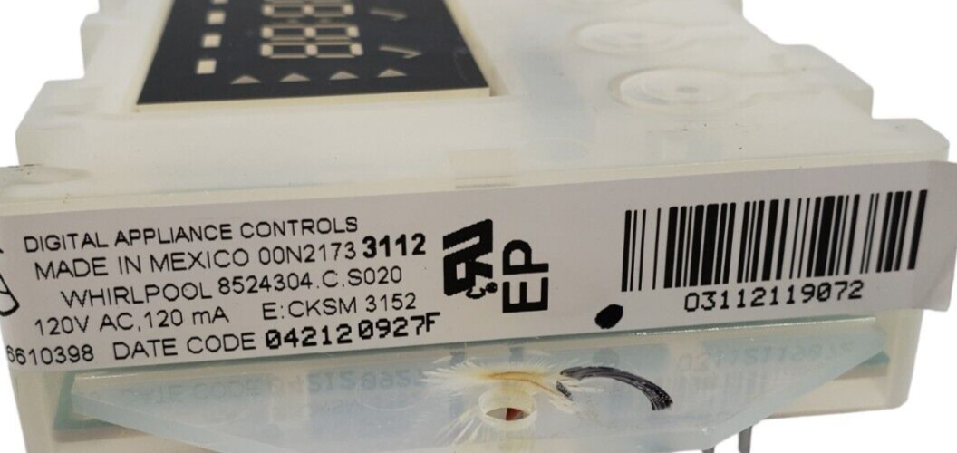 Genuine Whirlpool Oven Control Board 8524304 Same Day Ship & **60 Days Warranty*
