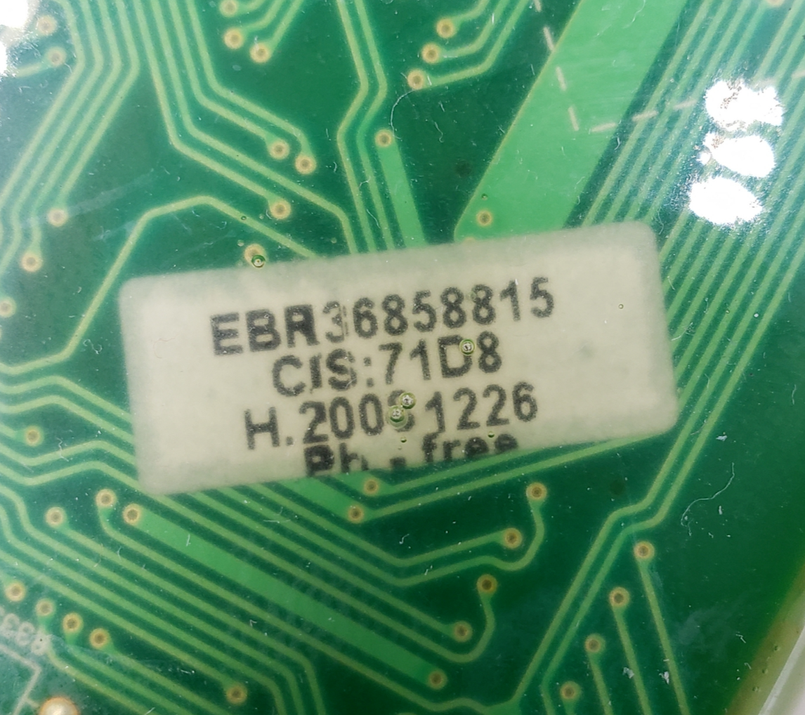 Genuine LG Dryer Control Board EBR36858815 Same Day Shipping & 60 Days Warranty*