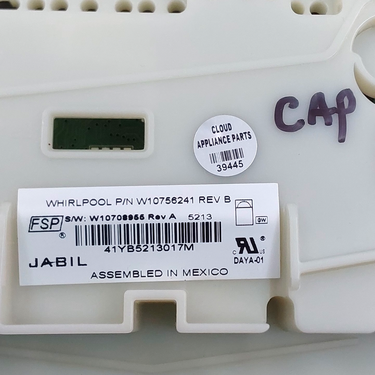 Whirlpool OEM Dishwasher Control Board W10756241 Same Day Ship & 60 Days Warrant