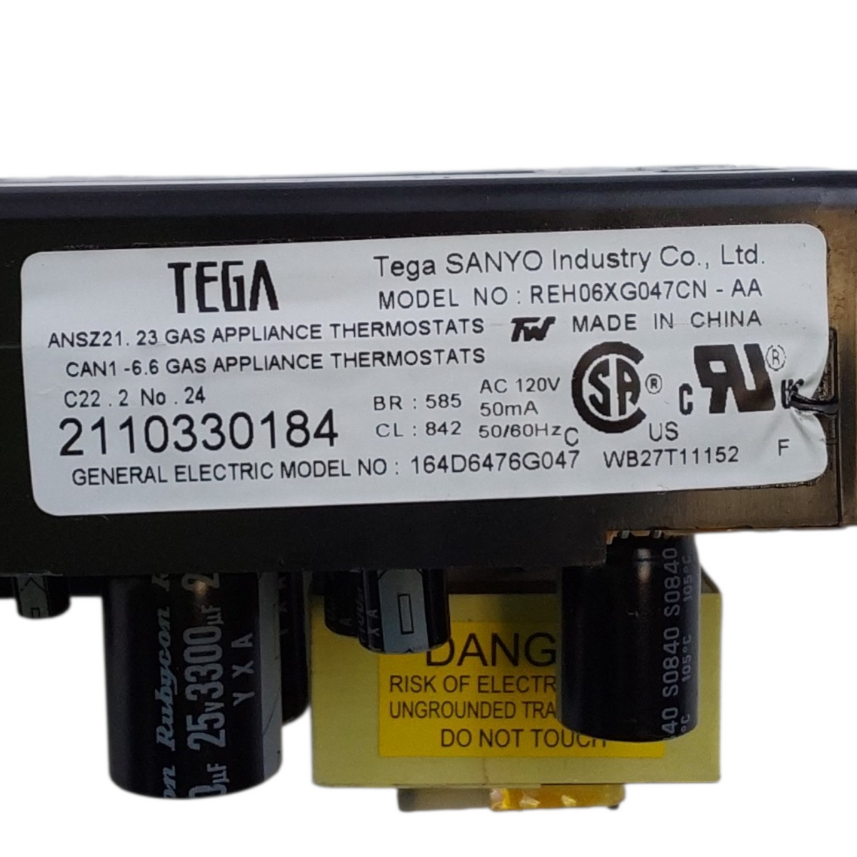 GE Genuine Range Control Board 164D6476G047 Same Day Shipping & 60 Days Warranty