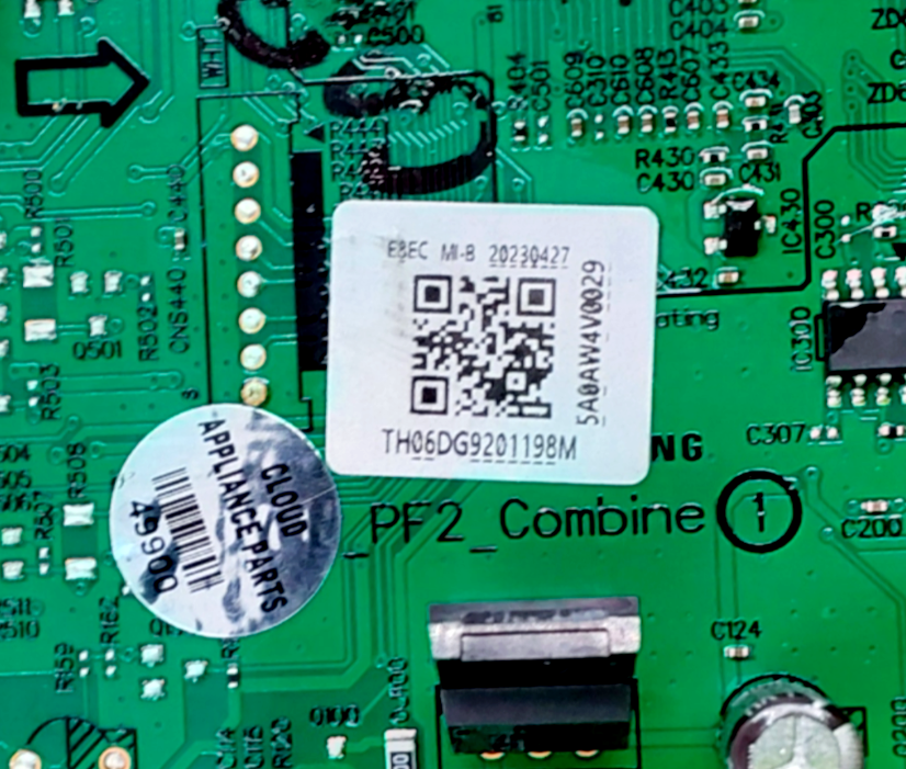 New Samsung Range Control Board DG92-01198M Same Day Shipping & 60 Days Warranty