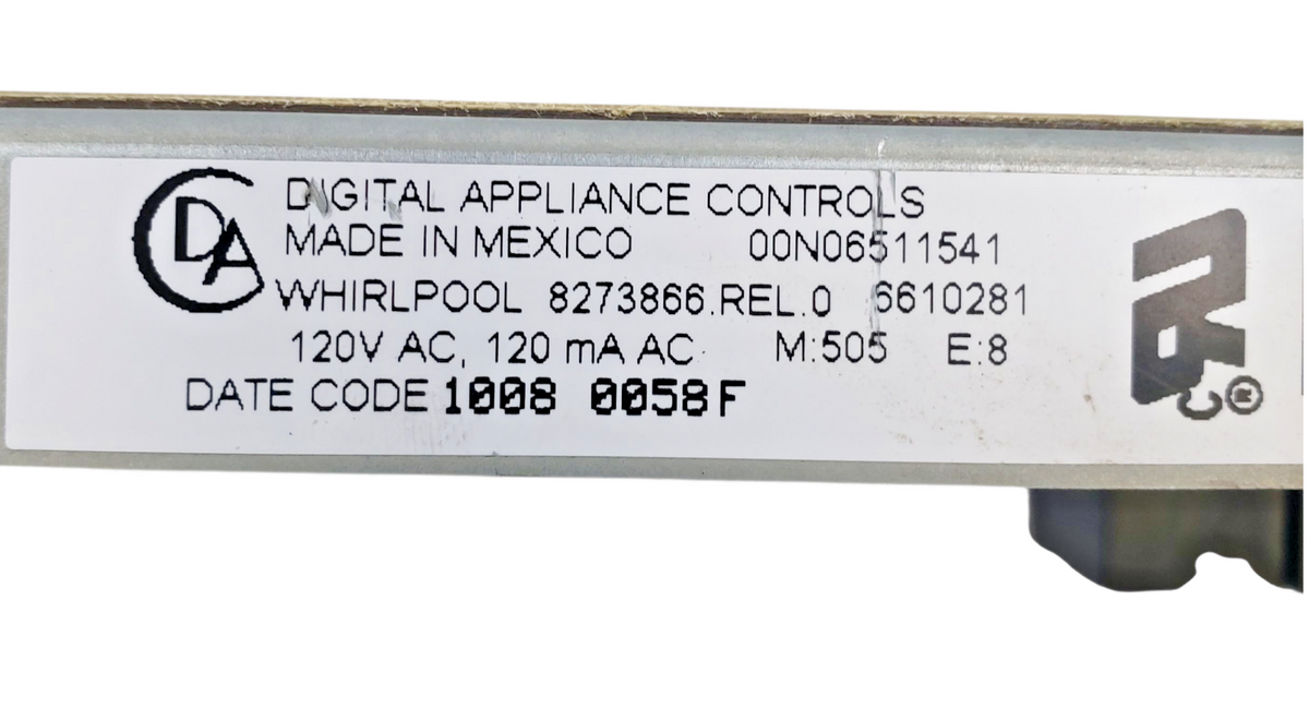 Genuine Whirlpool Range Control Board 8273866 *Same Day Ship & 60 Days Warranty*