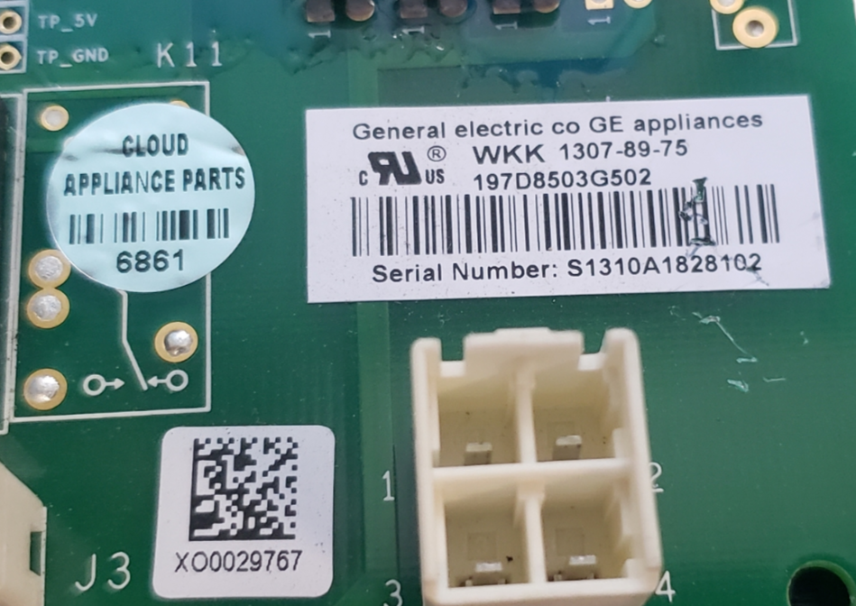 Genuine GE Refrigerator Control 197D8503G502 Same Day Ship & **60 Days Warranty*