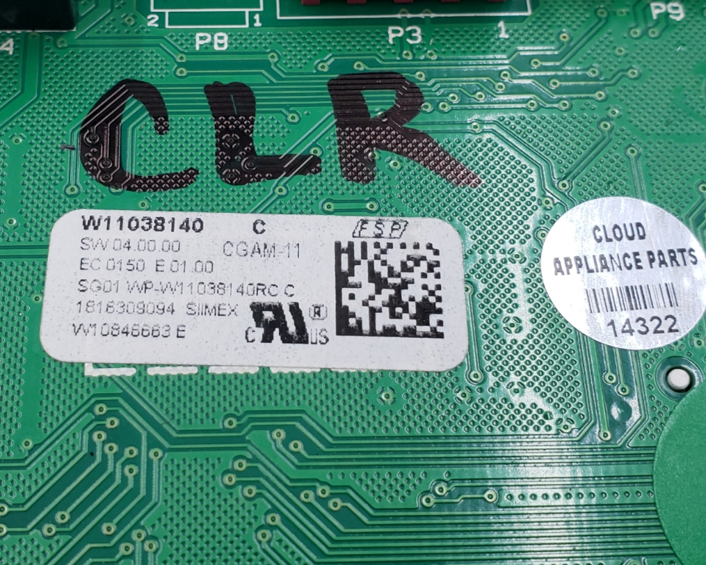 Genuine Whirlpool Oven Control Board W11038140 *Same Day Ship & 60 Days Warranty