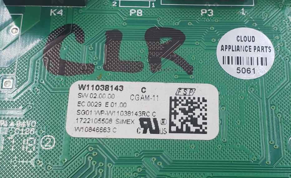 Genuine Whirlpool Oven Control Board W11038143 *Same Day Ship & 60 Days Warranty