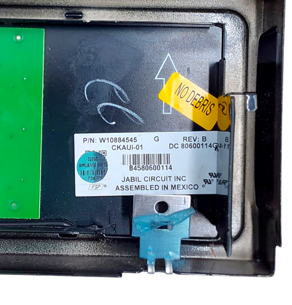 Genuine Whirlpool Glass Touch Panel  W10884545 Same Day Ship & *60 Days Warranty