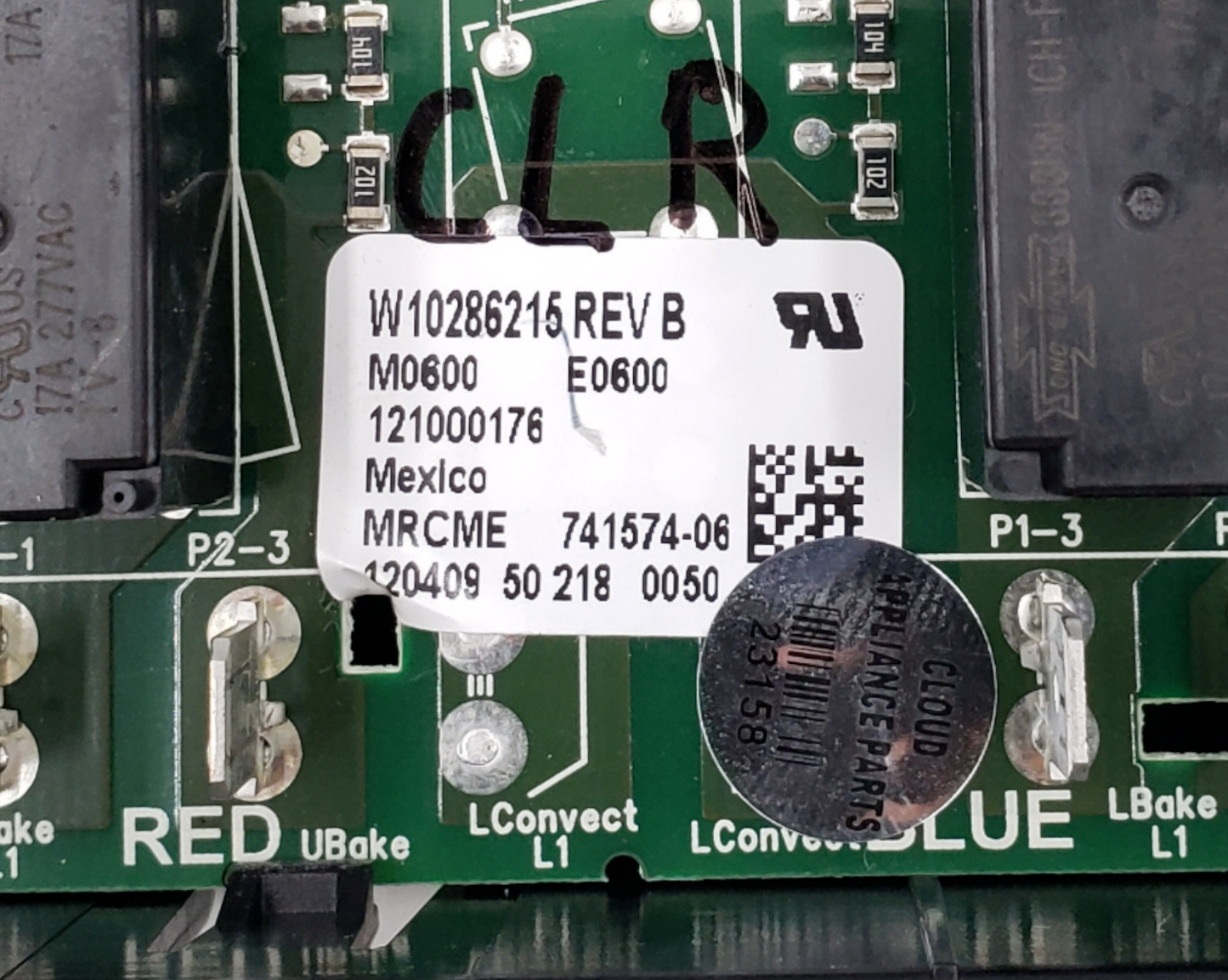 Genuine Whirlpool Oven Control Board W10286215 *Same Day Ship & 60 Days Warranty