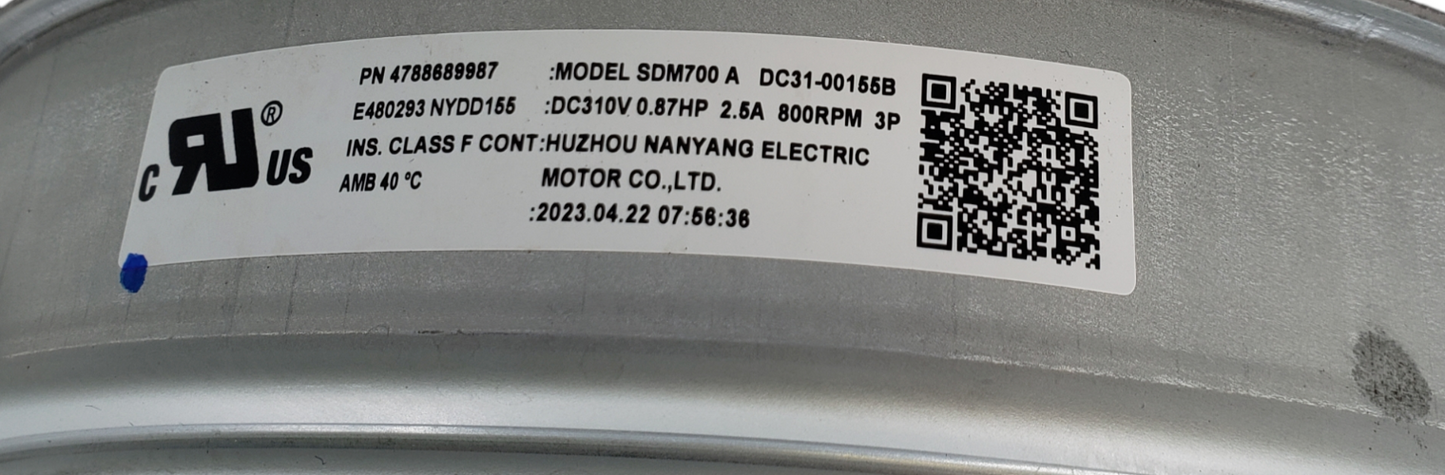 New Samsung Washer Drive Motor Assy DC31-00155B Same Day Ship & 60 Days Warranty