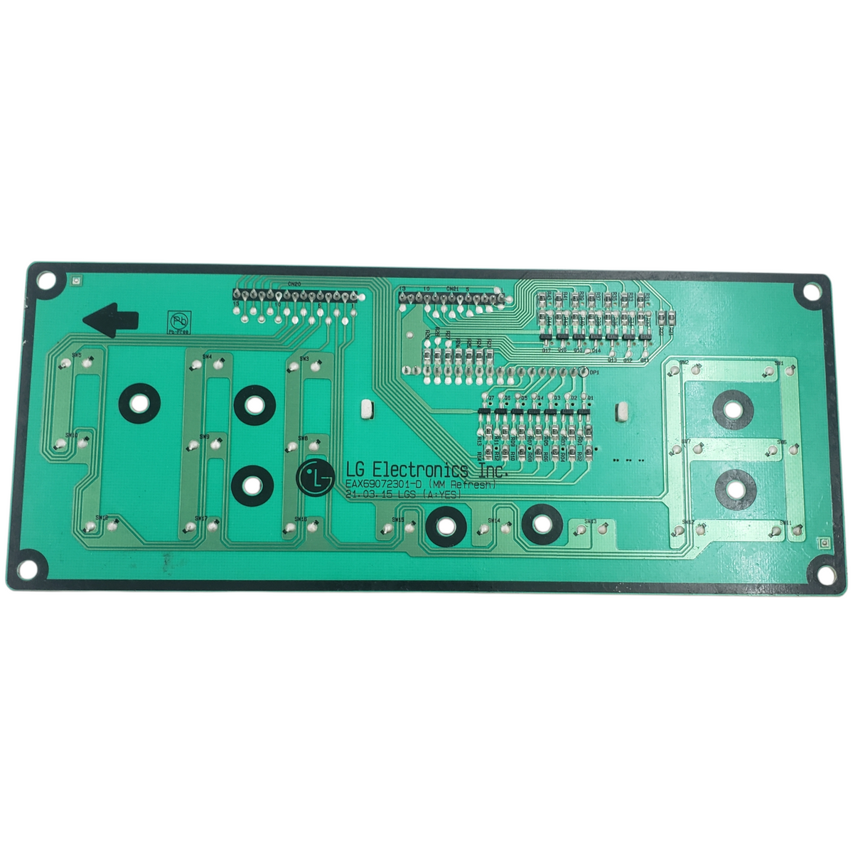 LG New Range Control Board EBR89296404 ***Same Day Shipping & 60 Days Warranty**