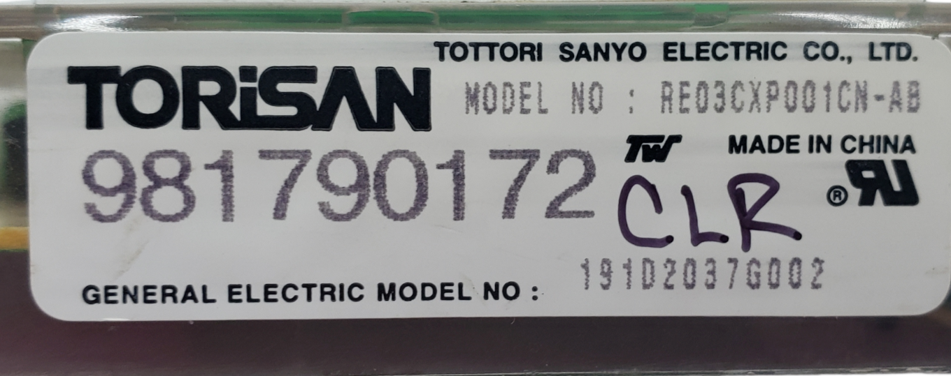Genuine GE Oven Control Board 191D2037G002 *Same Day Shipping & 60 Days Warranty