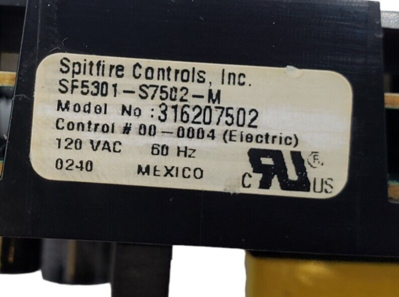 Genuine Frigidaire Range Control 316207502 Same Day Shipping & 60 Days Warranty*