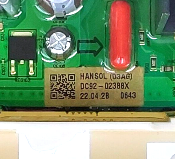 New Samsung Washer Control Board DC92-02388X  *Same Day Ship & 60 Days Warranty*