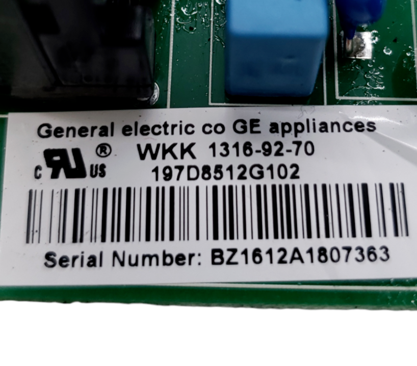 OEM GE Refrigerator Control Board  197D8512G102 Same Day Ship & 60 Days Warranty