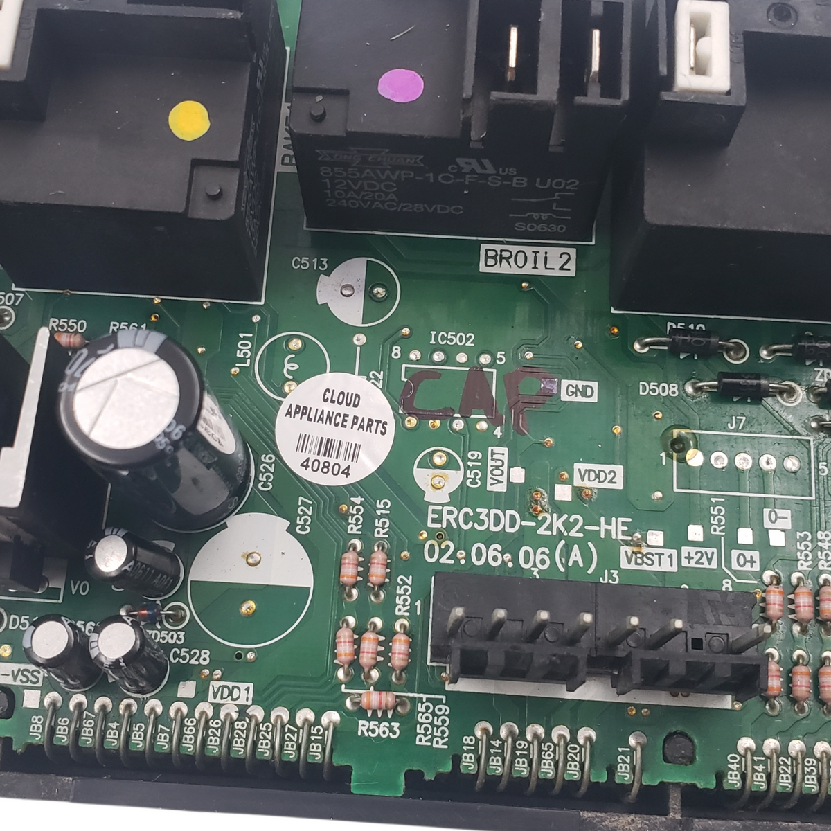 GE Genuine Range Control Board 164D4778P019 Same Day Shipping & 60 Days Warranty