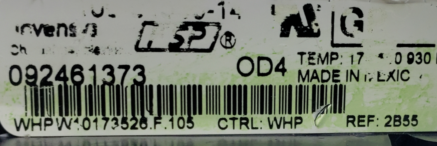 Genuine Whirlpool Range Control Board W10173526 Same Day Ship & 60 Days Warranty