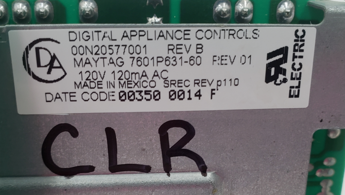 Genuine Whirlpool Oven Control 7601P631-60 Same Day Shipping & *60 Days Warranty