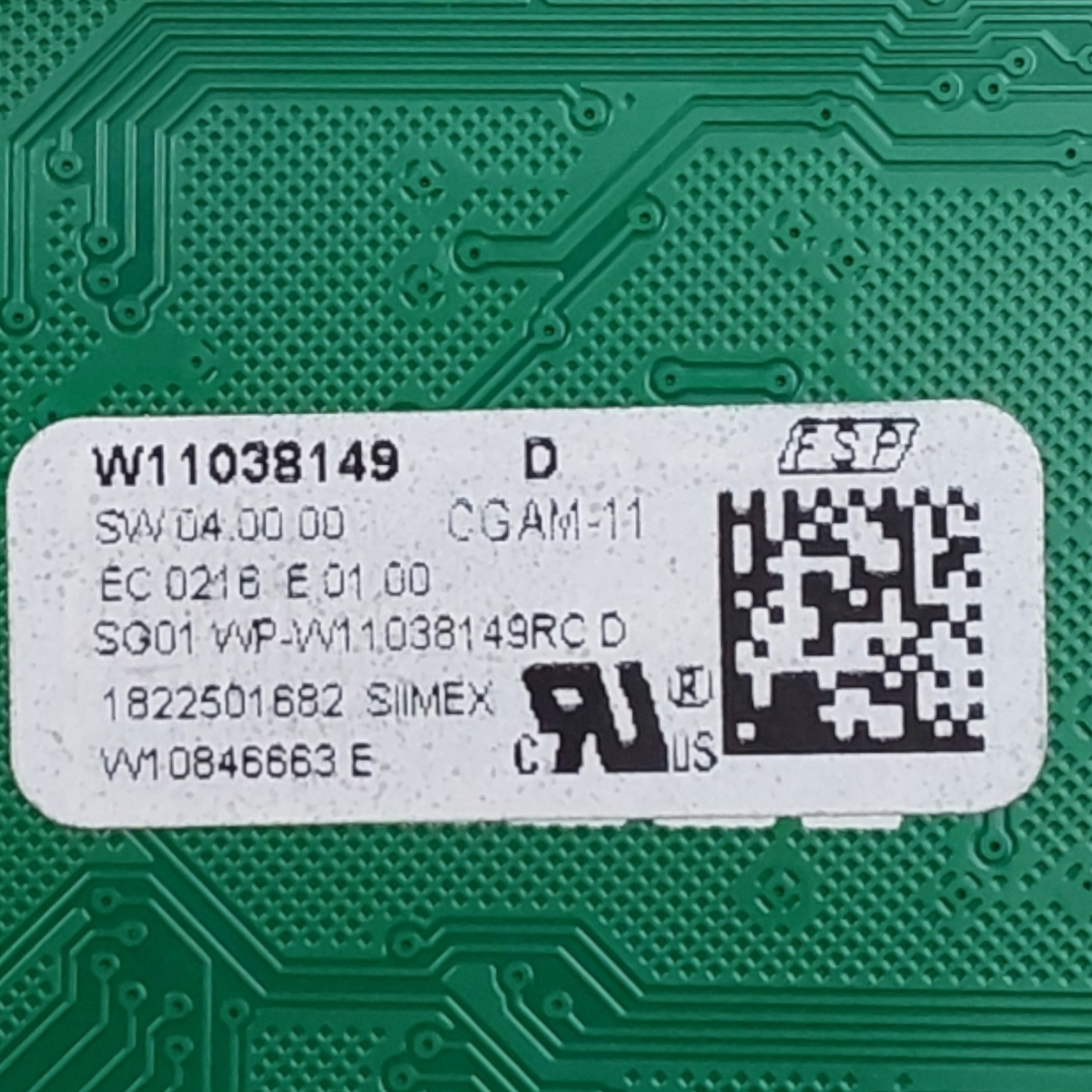 Whirlpool Genuine Range Control Board W11038149 Same Day Ship & 60 Days Warranty