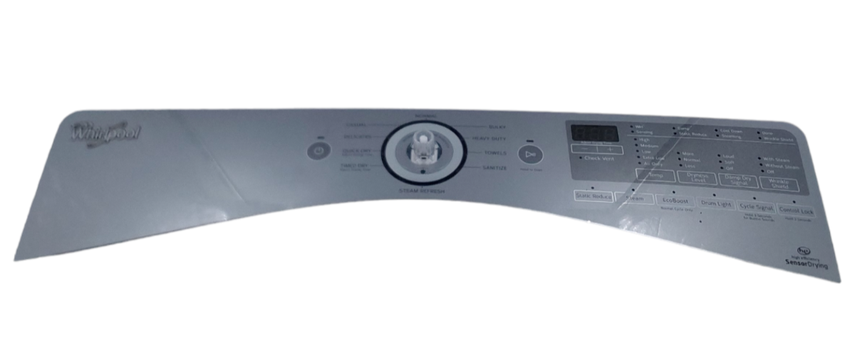Genuine Whirlpool Dryer Control Panel W10783682 Same Day Ship & 60 Days Warranty