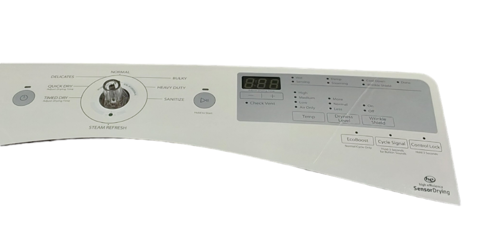 Genuine Whirlpool Dryer Control Panel W10891931 Same Day Ship & 60 Days Warranty