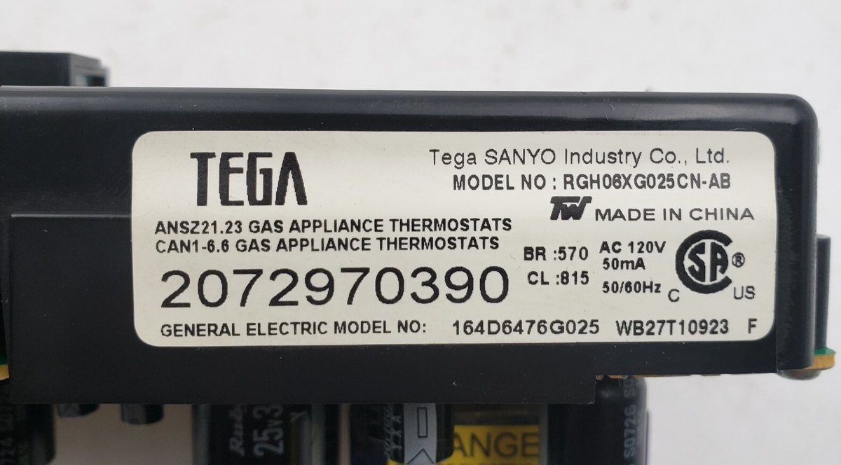 Genuine GE Oven Control Board 164D6476G025 Same Day Shipping & 60 Days Warranty*