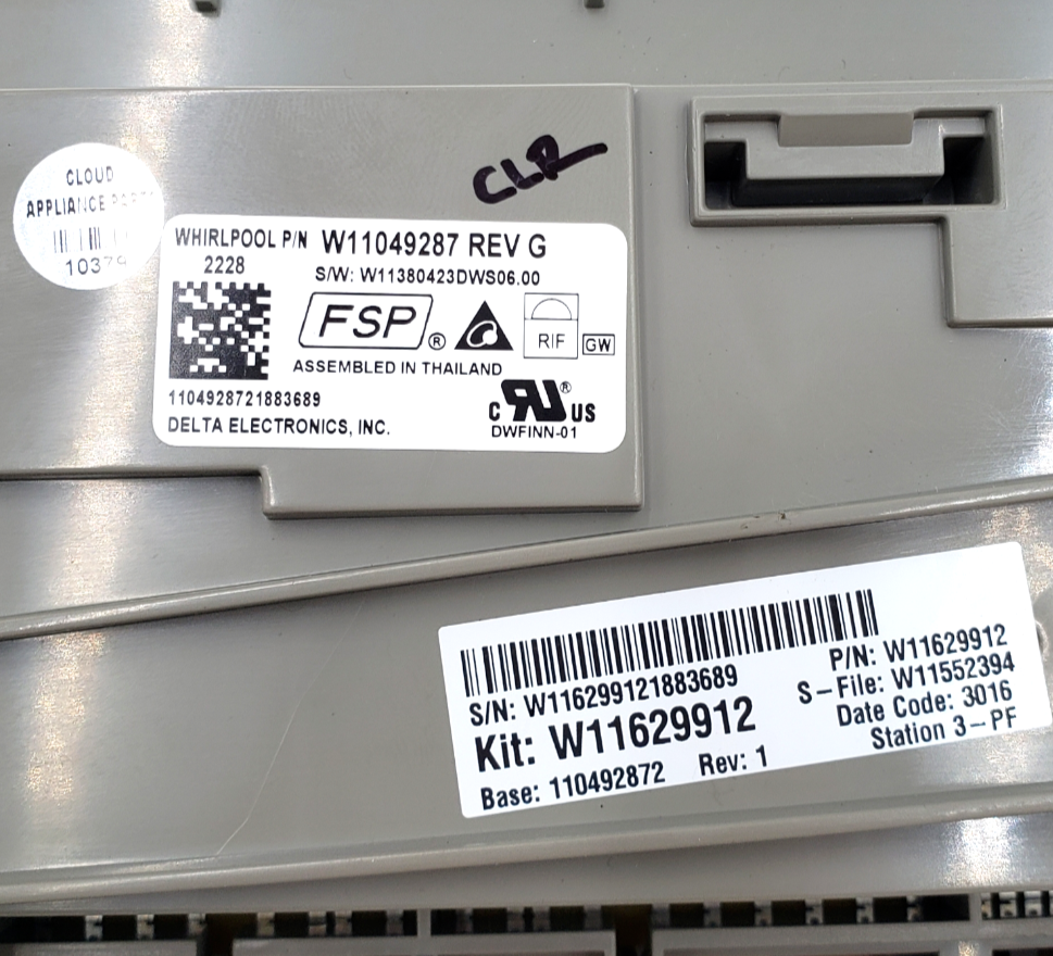 New Whirlpool Dishwasher Control W11049287 Same Day Shipping & 60 Days Warranty*