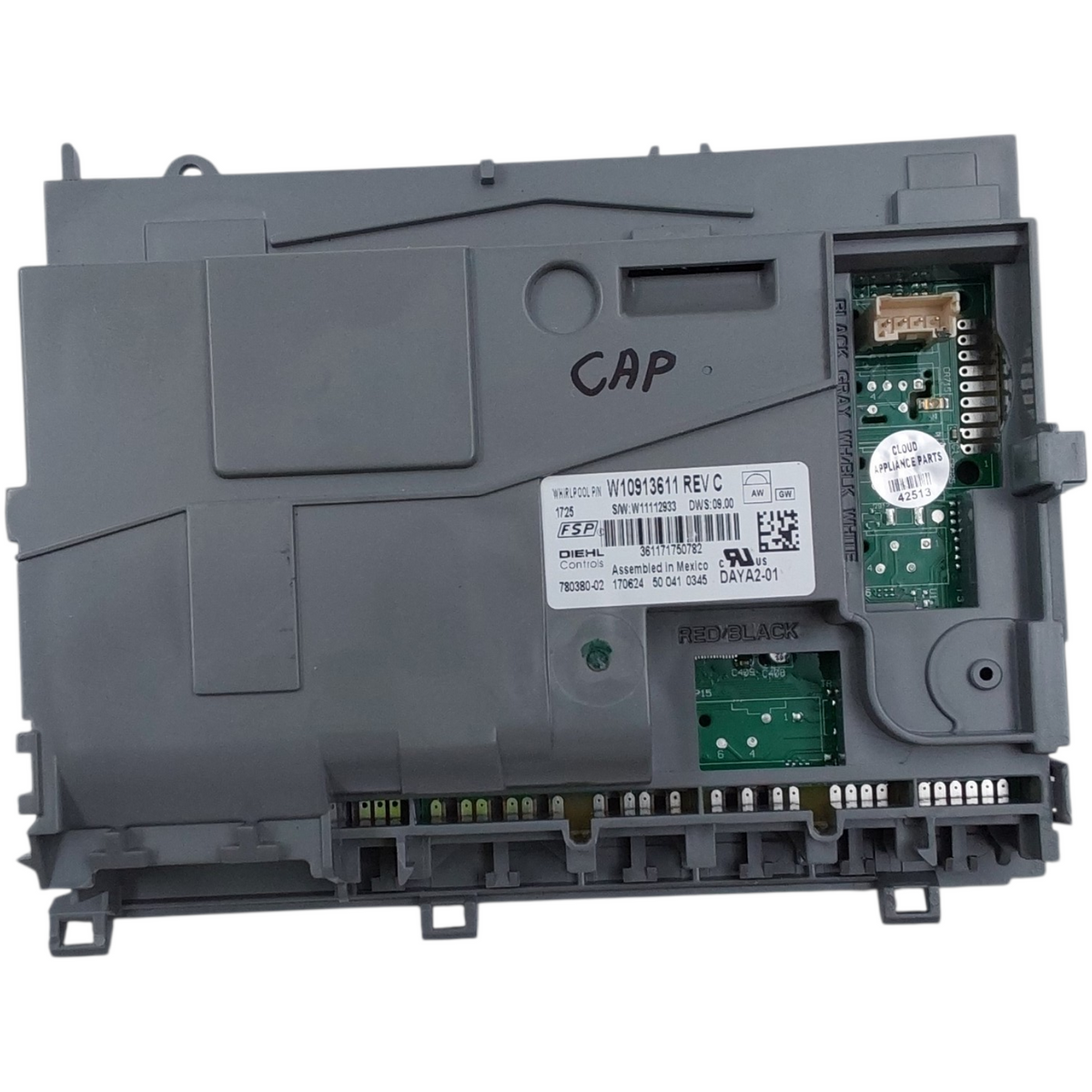 Whirlpool OEM Dishwasher Control Board W10913611 Same Day Ship& 60 Days Warranty