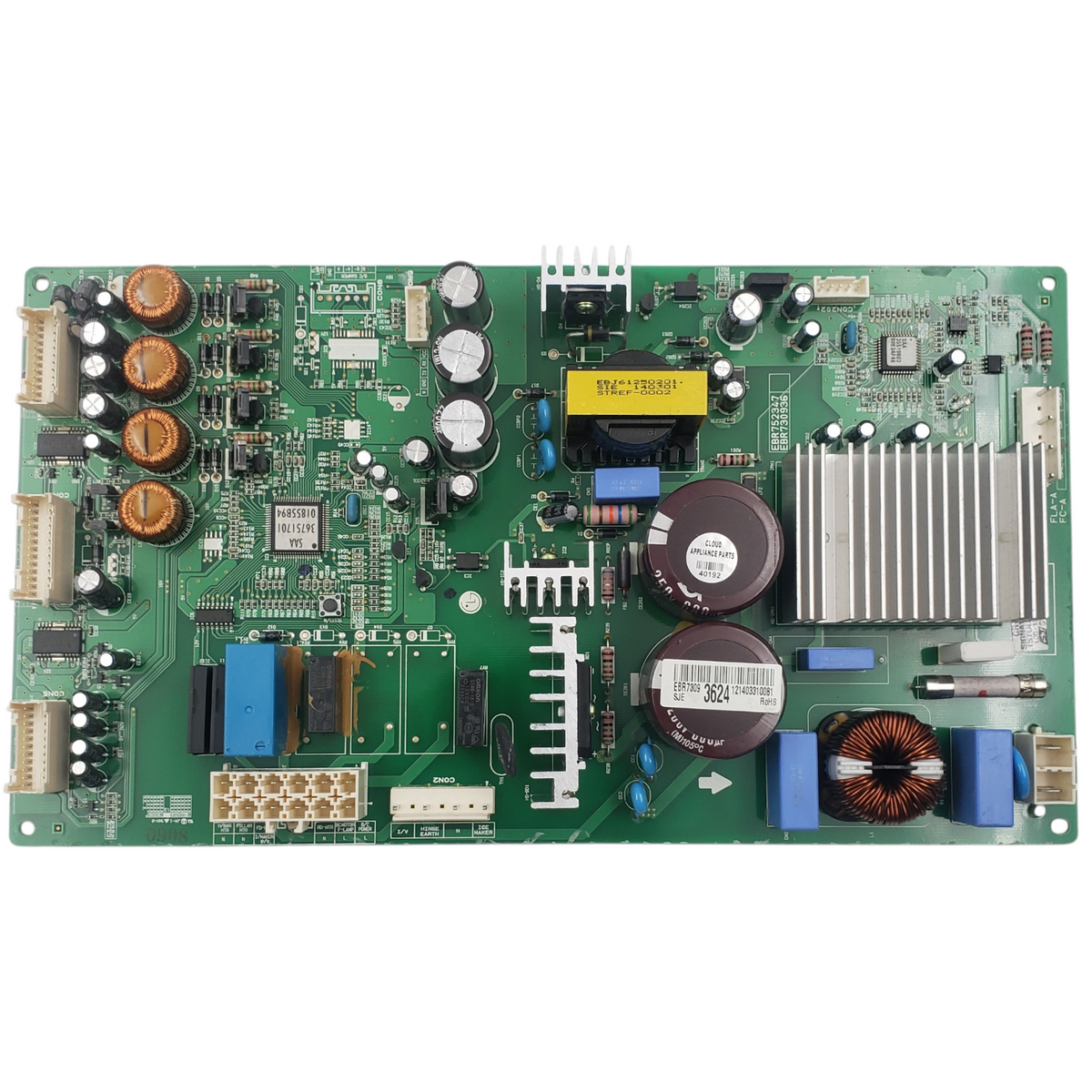 LG Genuine Fridge Control Board EBR73093624 Same Day Shipping & 60 Days Warranty