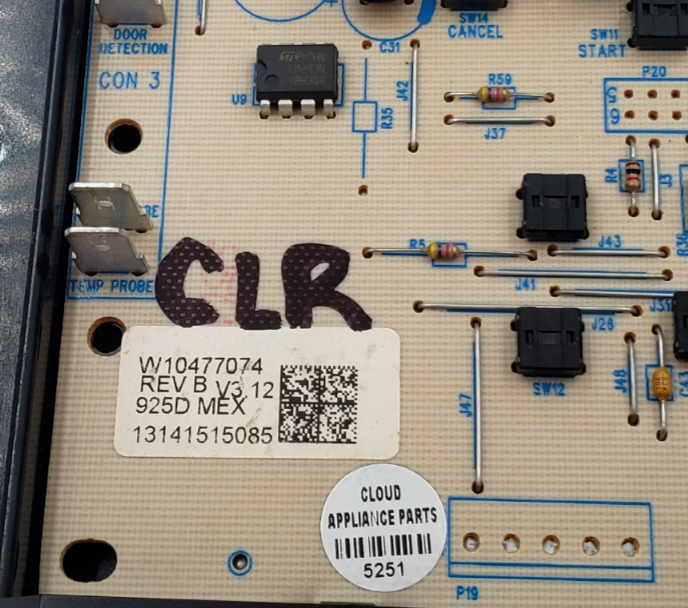 Genuine Whirlpool Oven Control Board W10477074 Same Day Ship & *60 Days Warranty