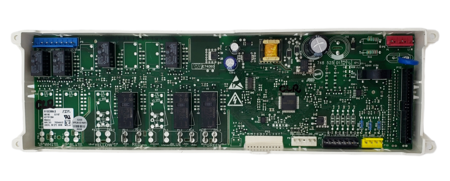 Genuine Whirlpool Range Control Board W10539994 Same Day Ship & 60 Days Warranty